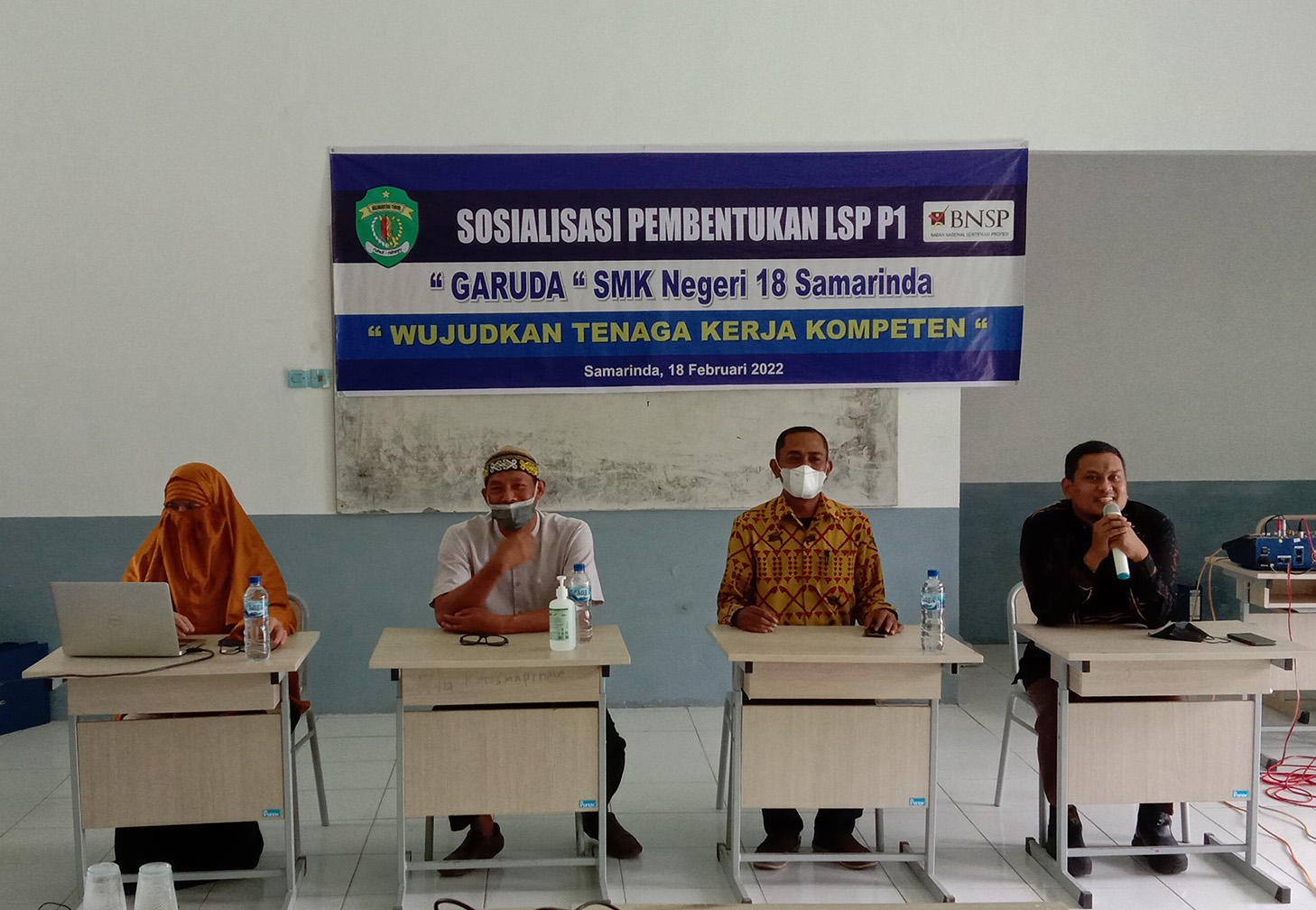 Sosialisasi Pembentukan LSP P1 "GARUDA" SMK Negeri 18 Samarinda Sosialisasi Pembentukan LSP P1 "GARUDA" SMK Negeri 18 Samarinda
