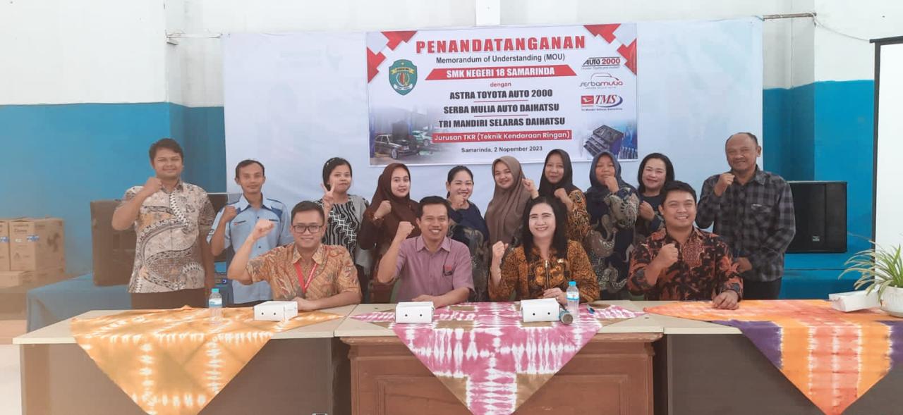 Memorandum of Understanding (MOU) SMKN 18 Samarinda
