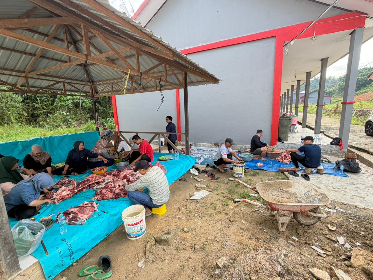 SMKN18 Samarinda Melaksanakan Pemotongan Hewan Qurban 1447 H